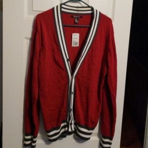 21men red cardigan